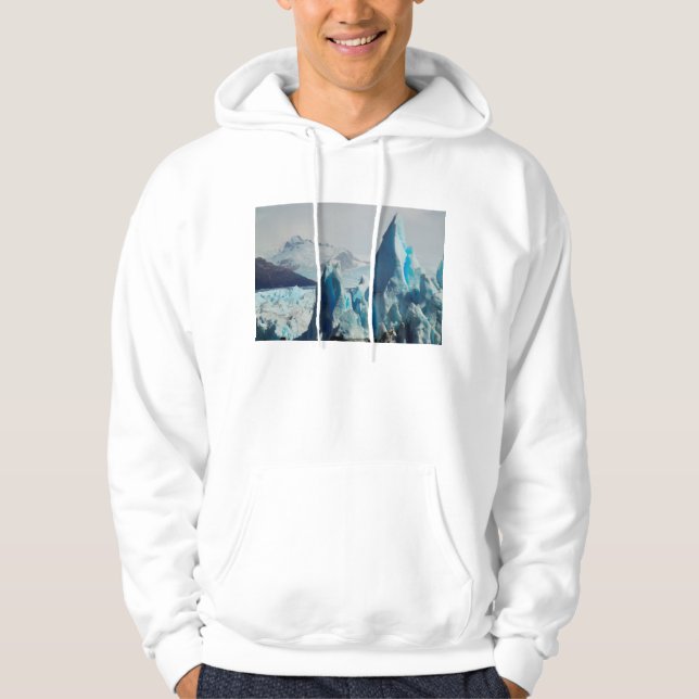 Eis-Spitzen im Perito Moreno Andengletscher Hoodie (Vorderseite)
