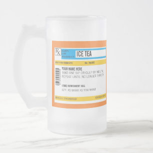 Eis-Tee-Verordnungs-Tasse Mattglas Bierglas