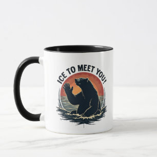 Eis, um dich kennenzulernen Polarbär Weihnachtsges Tasse
