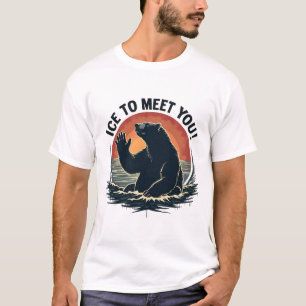 Eis, um dich zu treffen Eisbären Weihnachtsgeschen T-Shirt