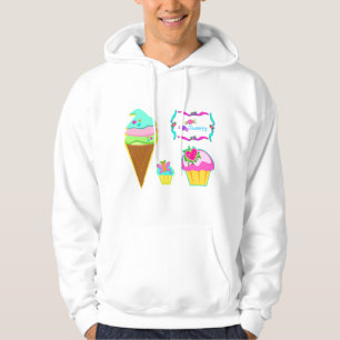 Eis und Cupcakes Hoodie