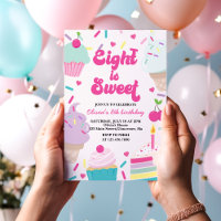 Eis und Kuchen Acht ist süß 8. Geburtstag