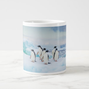 Eis und Schnee   Adelie Penguins Antarktis Jumbo-Tasse