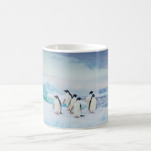 Eis und Schnee   Adelie Penguins Antarktis Kaffeetasse