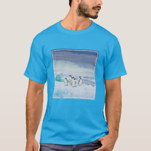 Eis und Schnee Adelie Penguins Antarktis T-Shirt