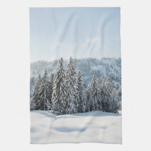 Eis und Schnee   Allgäu Bayern Deutschland Geschirrtuch