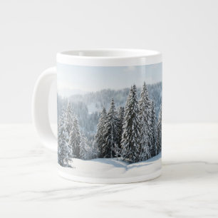 Eis und Schnee Allgäu Bayern Deutschland Jumbo-Tasse