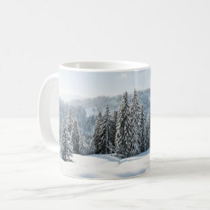Eis und Schnee   Allgäu Bayern Deutschland Kaffeetasse