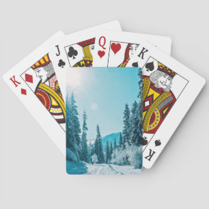 Eis und Schnee Altai Nature Reserve, Russland Spielkarten