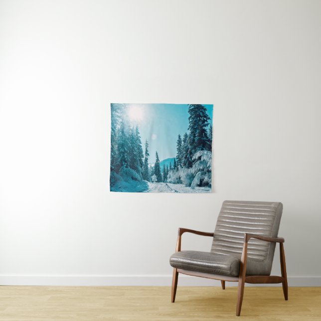 Eis und Schnee | Altai Nature Reserve, Russland Wandteppich (Beispiel (Horizontal))