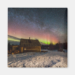 Eis und Schnee Aurora Polaris Murmansk, Island Magnet