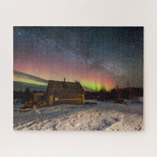 Eis und Schnee   Aurora Polaris Murmansk, Island Puzzle