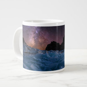 Eis und Schnee Baikalsee, Sibirien, Russland Jumbo-Tasse