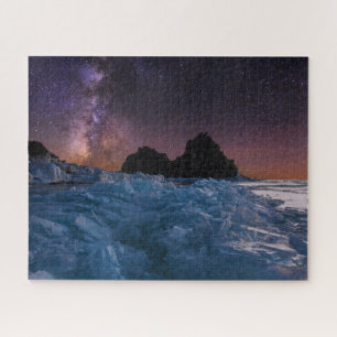 Eis und Schnee   Baikalsee, Sibirien, Russland Puzzle