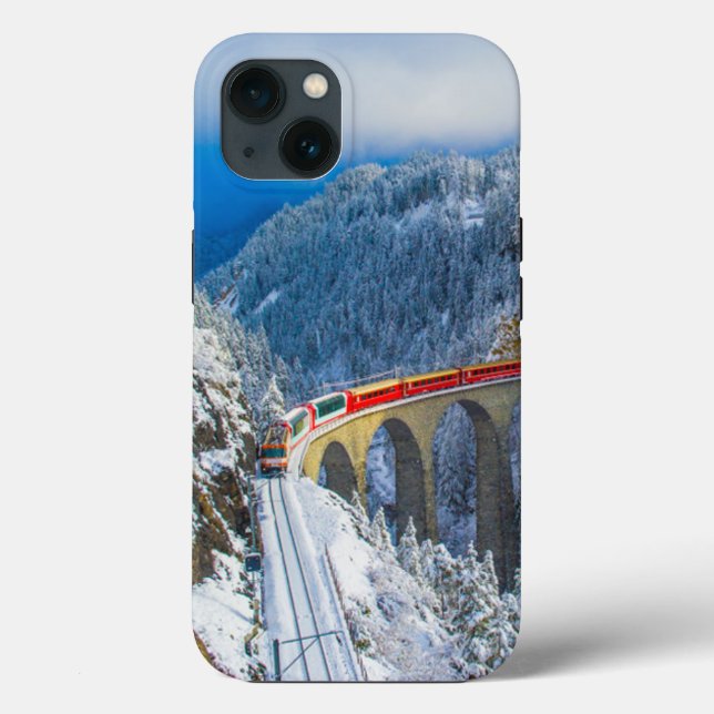 Eis und Schnee | Bernina Express, Schweiz Case-Mate iPhone Hülle (Rückseite)