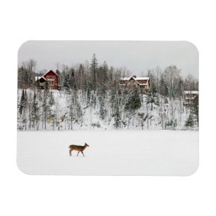 Eis und Schnee Deh in Snow Quebec, Kanada Magnet