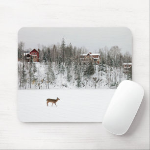 Eis und Schnee Deh in Snow Quebec, Kanada Mousepad