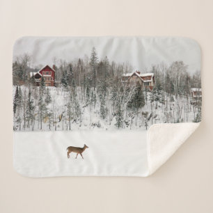 Eis und Schnee Deh in Snow Quebec, Kanada Sherpadecke