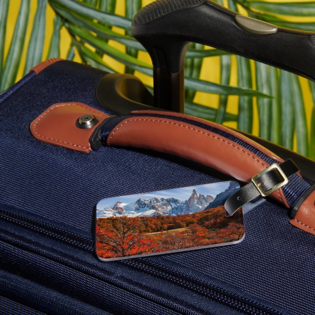 Eis und Schnee | El Chalten, Argentinien Patagonia Gepäckanhänger (Vorderseite Insitu 3)