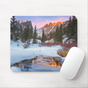 Eis und Schnee   Estes Park, Colorado Mousepad