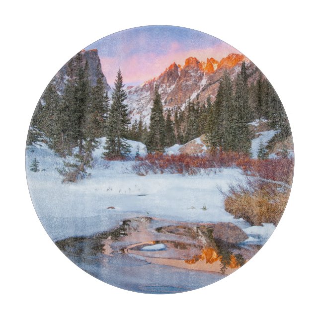 Eis und Schnee | Estes Park, Colorado Schneidebrett (Vorderseite)