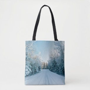 Eis und Schnee Frozen Winter Road Russland, Sibi