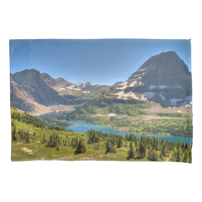 Eis und Schnee | Glacier National Park, Montana Kissenbezug (Vorderseite)