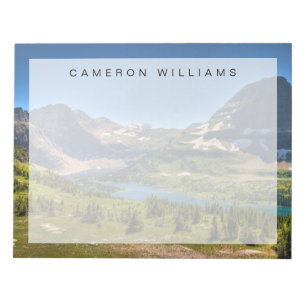 Eis und Schnee   Glacier National Park, Montana Notizblock