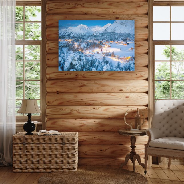 Eis und Schnee | Graubunden, Engadin, Schweiz Leinwanddruck (Von Creator hochgeladen)