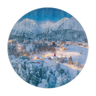 Eis und Schnee   Graubunden, Engadin, Schweiz Schneidebrett