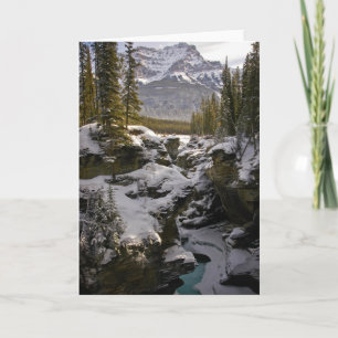Eis und Schnee Jasper National Park Alberta, Kan Karte