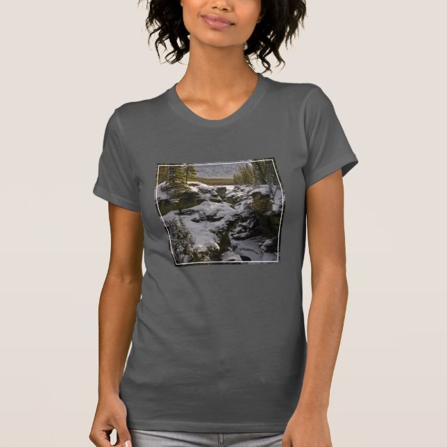 Eis und Schnee | Jasper National Park Alberta, Kan T-Shirt (Vorderseite)