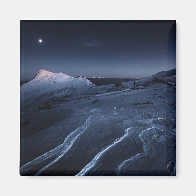 Eis und Schnee | Kiso-Komagatake-Hochebene, Japani Magnet (Vorne)