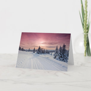Eis und Schnee Lillehammer, Norwegen Karte