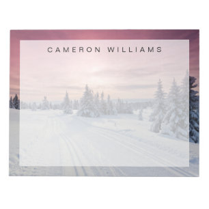 Eis und Schnee   Lillehammer, Norwegen Notizblock