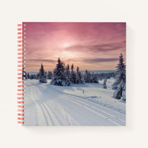 Eis und Schnee   Lillehammer, Norwegen Notizbuch