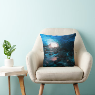 Eis und Schnee   Mendenhall Glacier, Juneau, Alask Kissen