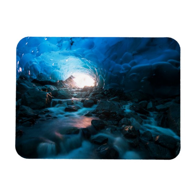 Eis und Schnee | Mendenhall Glacier, Juneau, Alask Magnet (Horizontal)