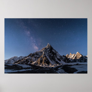 Eis und Schnee   Milky Way Baltoro Glacier, Pakist Poster