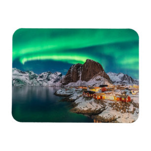 Eis und Schnee   Nordlichter, Norwegen Magnet
