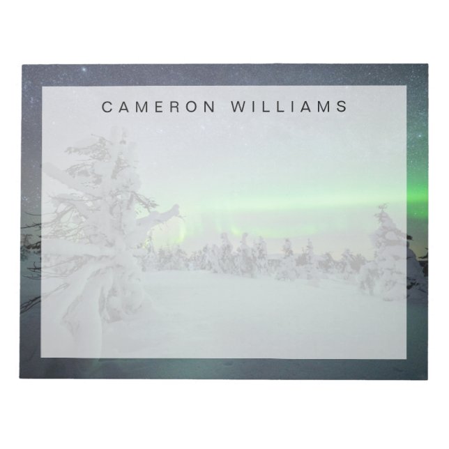 Eis und Schnee | Pallas-Yllastunturi-Nationalpark Notizblock (Vorderseite)