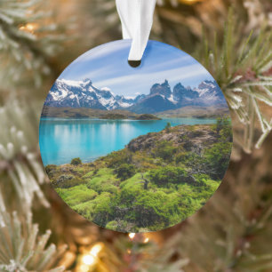 Eis und Schnee   Pehoe-See, Patagonia, Chile Ornament