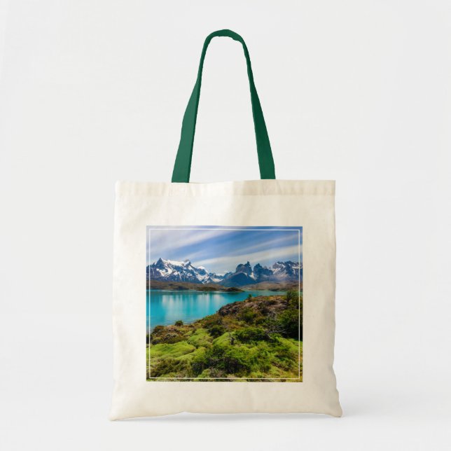 Eis und Schnee | Pehoe-See, Patagonia, Chile Tragetasche (Vorne)