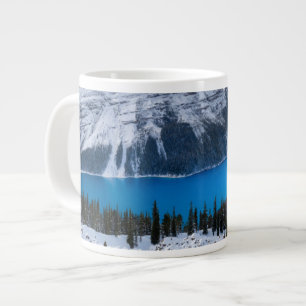 Eis und Schnee Peyto-See, Kanadische Rockies Jumbo-Tasse