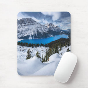 Eis und Schnee Peyto-See, Kanadische Rockies Mousepad