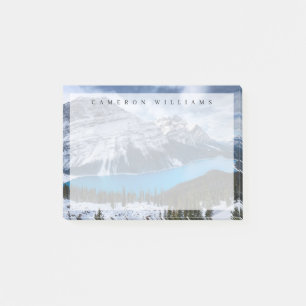 Eis und Schnee   Peyto-See, Kanadische Rockies Post-it Klebezettel