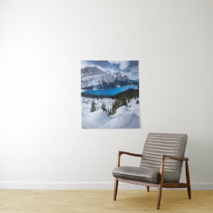 Eis und Schnee Peyto-See, Kanadische Rockies Wandteppich