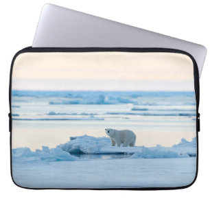 Eis und Schnee Polar Bear Iceberg Norwegen Laptopschutzhülle