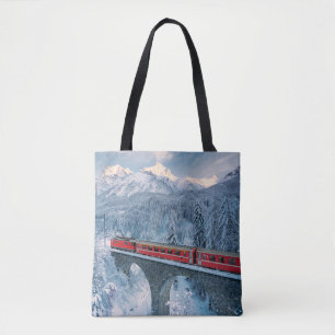 Eis und Schnee   Red Bernina Express Zug Schweiz