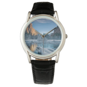 Eis und Schnee Rime Ice im Yosemite-Tal Armbanduhr